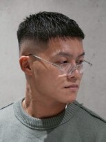 メッツ 原宿(METS)&nbsp;MEN'S/クロップ×ハイフェード/短髪/黒髪/20代30代
