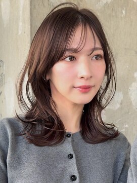 ロビー 表参道(ROBBY) ミディアムレイヤーカット/くびれヘア/大人可愛い/20代30代40代