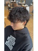 ゆるふわ波巻きパーマ