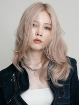 サンクマーケット 渋谷(cinq MARKET) 渋谷顔周りレイヤーカットケアブリーチホワイトブロンド韓国◆