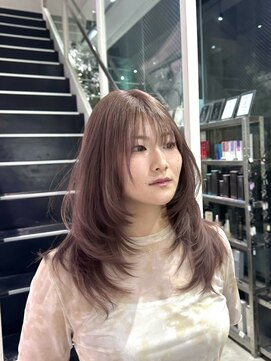 シェリ 天神(CHERIE) グレージュ×ハッシュレイヤー 福岡天神