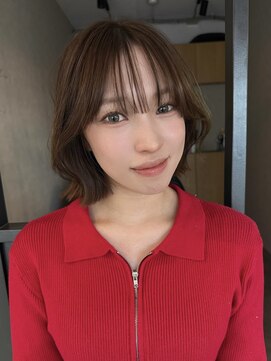 エトワ 中央店(etoi) 大分韓国ヘアタッセルボブミニボブショートボブ切りっぱなし