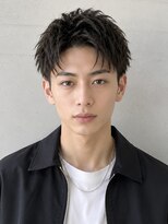 ノア 三宮店(NOA)&nbsp;【NOA】韓国メンズツーブロックショートニュアンスパーマ