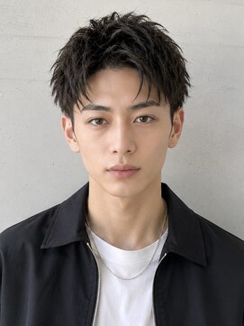 ノア 三宮店(NOA) 【NOA】韓国メンズツーブロックショートニュアンスパーマ