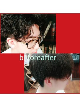 アズスペース シークエフエム 西八王子(As Space Siq FM) スパイラルメンズパーマ/西八王子/高尾/目白台狭間/北野