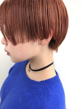 カフネ ジュントス ヨロ(Cafune' juntos YOLO) ハンサムショートケアブリーチコーラルオレンジ