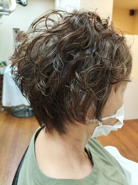サンクスヘアー(Thanks hair) Thanks  hair    ショートボブ×パーマ