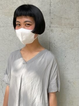カンナ オーガニック ヘアデザイン(CANNA ORGANIC & HAIR DESIGN) 【CANNA/代官山】オン眉前上りボブ