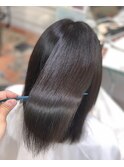 髪質改善ストレート