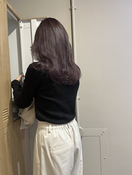 ローレンジウ(LOREN JU) ブリーチあり　パープルカラー