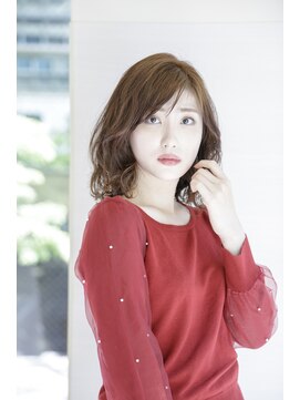 ルルディ バイ アフロディーテ銀座(luludi by APHRODITE) カール/セミディ/シアーカラー/姫カット/銀座