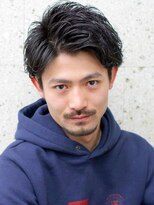 ザ サードヘアー 津田沼 annex(THE 3rd HAIR)&nbsp;七三オールバック サイドグラデーション［津田沼駅/メンズ］