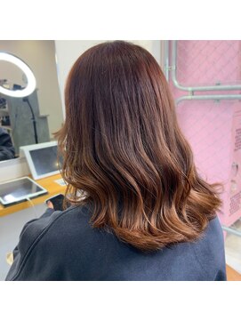 キャプチャー 橋本(Capture) 肩下ミディアム/ラセットブラウン○