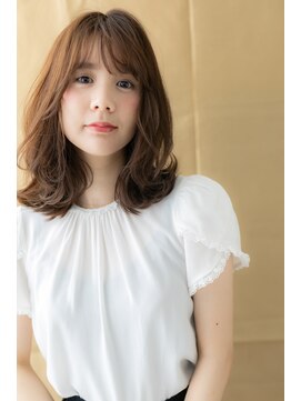 モッズヘア 上尾西口店(mod's hair) カーキベージュ毛先パーマくびれミディアム314Y上尾10代20代30代