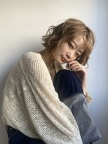 サンクチュアリー ウィズ コネクト(Sanctuary with connect)&nbsp;切りっぱなしボブ×パーマ風アレンジ