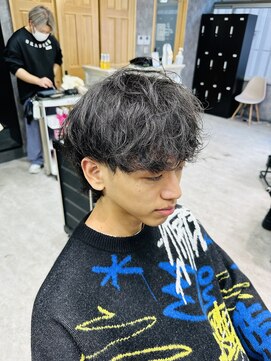 フォンド 津田沼(fond.) ハイライト/マッシュパーマ/ウルフ/アッシュブラック/津田沼