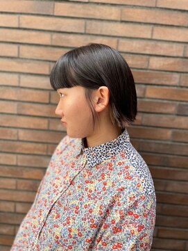 ヴァージ(Verge) レイヤーカット/ウェーブパーマ/前髪/こなれミディ[代官山駅]