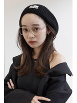 ロンドアンメゾン 原宿(Lond un Maison.)&nbsp;レイヤーアレンジ　くびれミディアム　マロンカラー