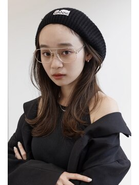 ロンドアンメゾン 原宿(Lond un Maison.) レイヤーアレンジ　くびれミディアム　マロンカラー