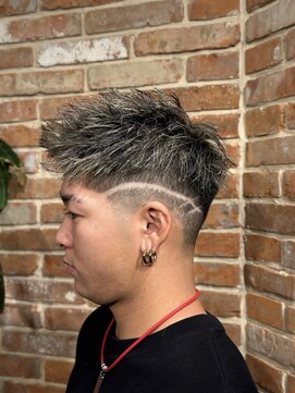 ヒロギンザ 仙台本店(HIRO GINZA) 仙台 ライン メンズショート メッシュ スパイキーショート