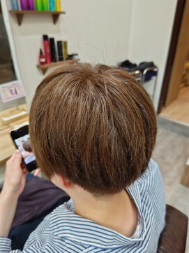 ファイン 三笠店(Fine) 30代40代ブリーチなしの白髪ぼかしカラー*