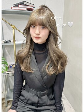 フェブ(fev) ［fev_otoha］Olive beig＋ cut