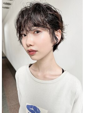 トリッカ 銀座(tricca) ニュアンスパーマ/ショートボブ/簡単スタイリング/小顔ヘア