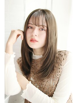 マーブルズ 横浜店(marbles) オリーブベージュ/オリーブカラー/レイヤーカット[横浜]