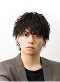 マッシュ×メンズパーマ×波巻きパーマ