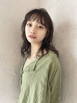 アメリラブ(ameri love)&nbsp;セミロング×ダークトーン×ゆるウェーブ