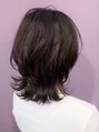 レジュール Rejouir トップを軽くウルフスタイル+コテのワンカールで仕上がり◎