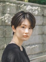 ガーデンヨコハマ(GARDEN YOKOHAMA) ショート チェリーブラウン デジタルパーマ 丸型 卵型 四角