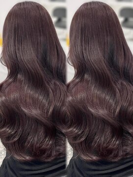 ジルバイジゼル(JILL by GiseL) ピンクブラウン　ブリーチ無し　ロング