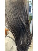 レディース ブリーチ無し透明感カラー☆