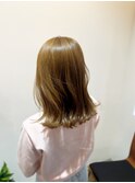 アッシュベージュ/ミルクティー/ブリーチなし/明るめ【横井】