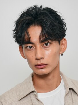 エリマ 横浜西口(elima) フェザーショートフェザーパーマニュアンスパーマショートヘア