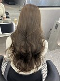 ミディアムヘア/暗めカラー/デザインカラー/韓国ヘア/髪質改善