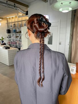 ノード(NODO) カチモリ編みおろしヘア