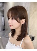 韓国レイヤー/韓国風/ボブ/髪質改善/黒髪/ブリーチなし〔池袋〕