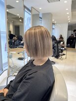 シェデルトーキョー(SHEDEL TOKYO)&nbsp;デザインカラー×切りっぱなしボブ【SHEDEL/渋谷】渡邉智哉