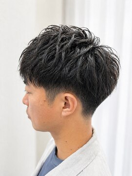 クオリス 上福岡店(QUALIS) 春のメンズパーマ刈り上げショート無造作パーマ