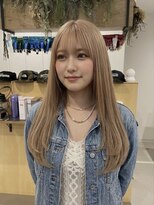 チオ(Chio)&nbsp;【富山】ミルクティーベージュのハイトーンロング