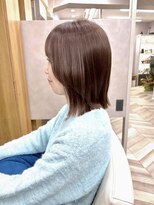 キラーナセンダイ(KiRANA SENDAI) ブラウンベージュ×外ハネミディアム