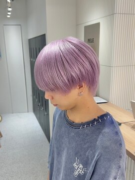 ペレ 原宿(PELE) リバースセンターパートニュアンスパーマダウンバング原宿