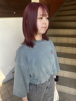 コレットヘアー ザモリオカ(Colette HAIR the MORIOKA) Cassie pink×layer cut