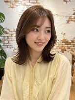 カランエノエル(Calin et Noel)&nbsp;流しバングサイドバング小顔前髪カット顔周りカット韓国