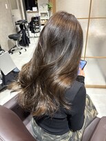 【全席完全個室サロン】ef lien西大寺 × 髪質改善ミルボンAujua認定サロン&nbsp;オリーブグレージュ
