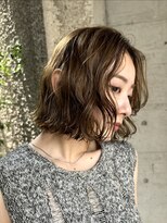 メゾンアクア 表参道(Maison ACQUA)&nbsp;切りっぱなしボブレイヤーボブ似合わせ小顔前髪縮毛矯正/表参道