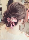ゆるフワ可愛いヘアセット