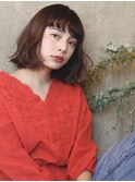【MOAHWK中目黒】厚めバング × ふわボブ